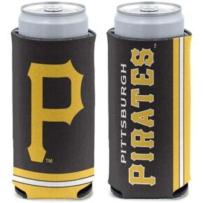 Wincraft MLB Pittsburgh Pirates Slim Can Cooler, Team Colors, One Size
