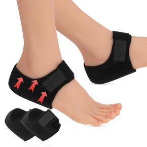 Heel Cushions for Heel Pain Relief, Thicker Heel Cup Gel Heel Protectors Adjustable Heel Brace for Heel Pain, Plantar Fasciitis for Achilles Tendonitis Dry Cracked Heel Support Cushion, Women 5-8