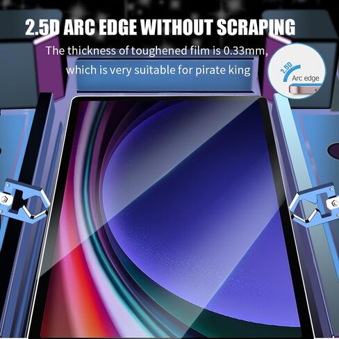[عبوتان] واقي شاشة مضاد للضوء الأزرق لجهاز Samsung Galaxy Tab S6 Lite 10.4 بوصة 2022/2020، طبقة شاشة من الزجاج المقسى لصلابة 9H/متوافق مع قلم S/مضاد للوهج/خالي من الفقاعات in Saudi Arabia
