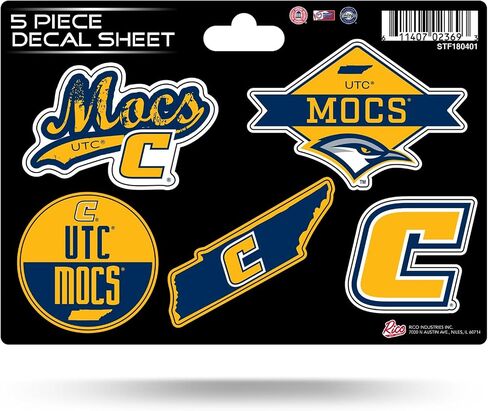 Rico Industries NCAA Tulane Green Wave 5-PC Sticker Sheet 5 Pack Decal Sheet 6" x .25" in Saudi Arabia