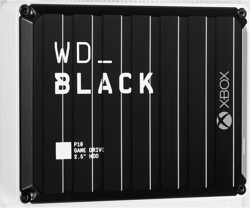 WD_BLACK 2TB P10 Game Drive, Portable External Hard Drive, Works with PlayStation, Xbox, & PC - WDBA2W0020BBK-WES1 in Saudi Arabia