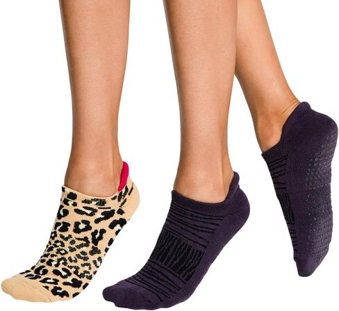 جوارب Tucketts مغلقة بأصابع القدم غير قابلة للانزلاق - يوغا مضادة للانزلاق، باري، بيلاتيس، المنزل والترفيه، S/M - ليلة مرصعة بالنجوم in Kuwait