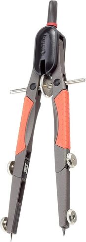 rOtring Compact Universal Compass with Extension Bar and Compass Attachment | 480mm in Saudi Arabia