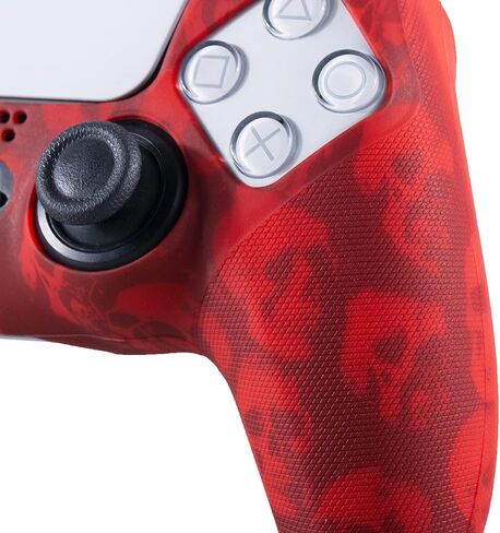 2 Pieces of Texture Printing ps5 accessories controller skin case cover Graffiti & PaintS with Pro Thumb Grips x 8 in Saudi Arabia