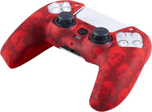 2 Pieces of Texture Printing ps5 accessories controller skin case cover Graffiti & PaintS with Pro Thumb Grips x 8 in Saudi Arabia