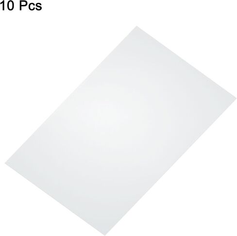 HARFINGTON 20pcs Clear Plastic Sheets 12" x 8" x 0.02" Transparent Flexible PVC Sheet Panels with Protective Paper for Signs DIY Display Projects Craft Picture Frames Painting in Saudi Arabia