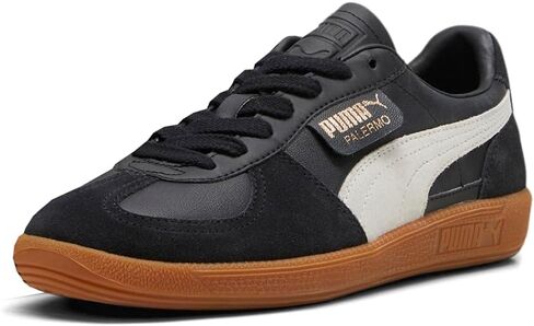 PUMA Palermo Leather Puma Black/Feather Gray/Gum 8.5 D (M) in Kuwait