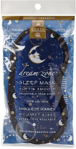 Earth Therapeutics Dream Zone Sleep Mask – Comfortable & Versatile – Soft & Plush Cushioning for Peaceful Slumber – Elastic Strap Adjusting in Saudi Arabia