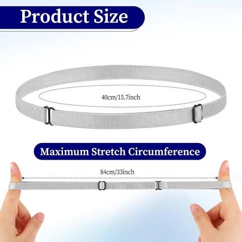 4 PCS Thin Non-slip Elastic Sport Headbands, Hair Bands with Skinny Athletic Exercise Hair Bands Running Sweat Band Hair Bands with Non Slip Silicone Grip Exercise Hair Sweatband for Yoga Soccer Footb in Saudi Arabia