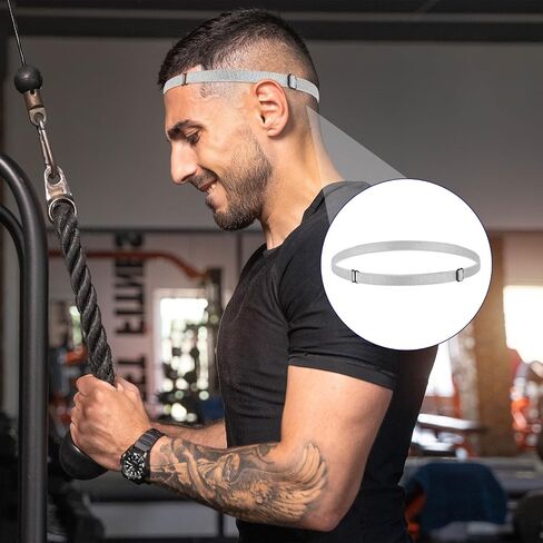 4 PCS Thin Non-slip Elastic Sport Headbands, Hair Bands with Skinny Athletic Exercise Hair Bands Running Sweat Band Hair Bands with Non Slip Silicone Grip Exercise Hair Sweatband for Yoga Soccer Footb in Saudi Arabia