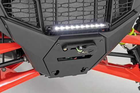 Rough Country LED Winch Mounting Kit with RS6500S for Polaris RZR Pro R (2022) - Includes 6500 LB Synthetic Rope Winch in Saudi Arabia