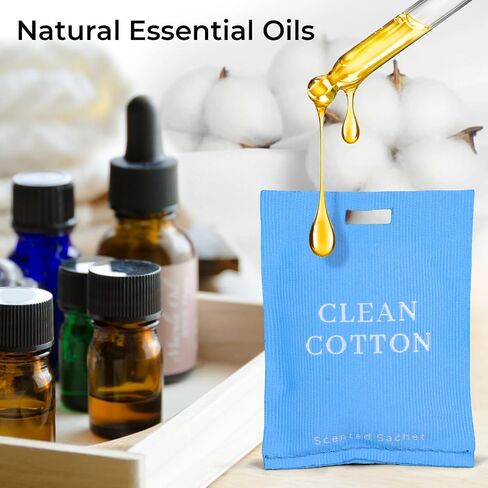 كيس معطر الهواء من LA BELLEFÉE، أكياس معطرة للسيارة، مشبك معطر هواء للسيارة بالفانيليا وجوز الهند للنساء، كيس معطر للدرج والخزانة، معطر هواء السيارة للمنزل in Saudi Arabia