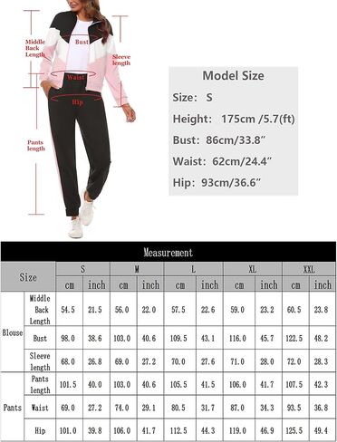 بدلة رياضية نسائية بسحاب كامل من Marvmys - طقم ركض مكون من قطعتين من Traksuit بألوان متعددة in Kuwait