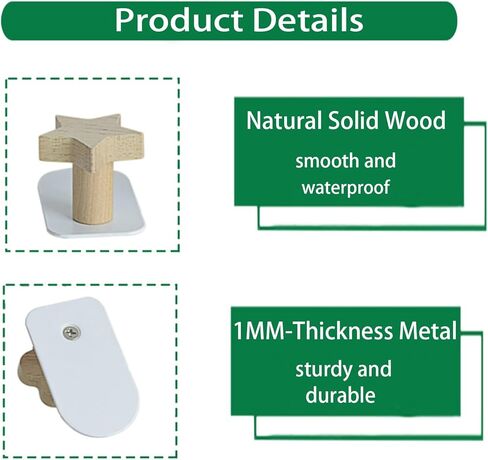 8 قطع خطافات على شكل زهرة، خطافات ديكور لغرفة الأطفال، خطافات معطف خشبية، خطاف حائط لاصق لتعليق المعطف والملابس والقبعة والمحفظة والمناشف in Kuwait