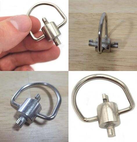 Metal Magery Universal Locking Key for Refrigerant Safety Caps | Tamper Resistant Multi Key Compatible with 410a and R22 Refrigerant HVAC Locking Cap Key in Saudi Arabia
