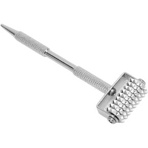 Stainless Steel Point Roller Pen, Pain Acupuncture Massager with Multi Purpose Function Probe Acupuncture Ear Acupoints Spring Needle Massage Roller