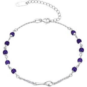 Tree of Life Bracelet for Women 925 Sterling Silver Life Tree Bracelet Obsidian Jewelry Gifts