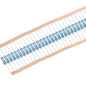 uxcell 30Pcs 0.15 Ohm Resistor, 1W 1% Tolerance Metal Film Resistors, Lead, 5 Bands for DIY Electronic Projects and Experiments