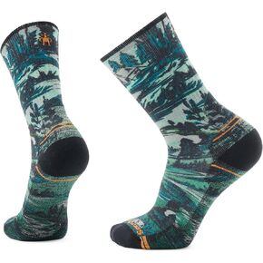 Smartwool Men's Hike Light Cushion Campground Print Crew Socks