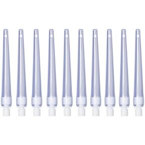 Replacement Flexible Tips for Enema Kit with connectors - 30 Pack. Soft PVC Comfort Attachments for Enemas and Colon Cleansing. Enema Accessories Nozzles