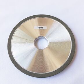 CBN Grinding Wheel Flat Shape Resin Bond Grit 150# for High-Speed Steel (6" Diameter)