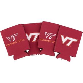 Desert Cactus Virginia Tech University Can Insulator Beverage Cooler 4 Pack Foam Beverage Holder Hokies VT (4 Pack Can)