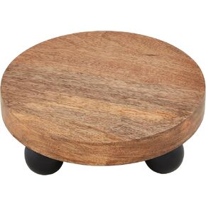 Mud Pie Brown Two Toned Riser, 2 1/4" x 8" dia