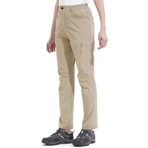 KUTOOK Women’s Cargo Hiking Pants Outdoor Quick Dry Water Resistant Lightweight Joggers Athletic Trousers Zipper Pockets