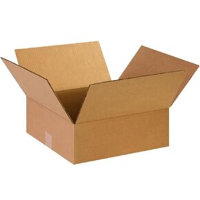 BOX USA 14 x 14 x 5 Corrugated Cardboard Boxes, Flat 14"L x 14"W x 5"H, Pack of 25 | Shipping, Packaging, Moving, Storage Box for Home or Business, Strong Wholesale Bulk Boxes