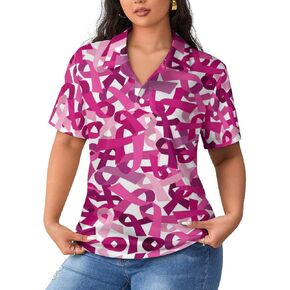 Hawaiian Golf Shirts for Women Polo Short Shirts Outfit Moisture Wicking Shirts