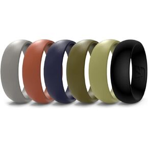 Adventure Collection - Classic Silicone Rings for the Outdoors - Comfortable, Flexible, and Safe Design
