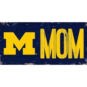 Fan Creations NCAA Mom Wood Sign, Michigan Wolverines