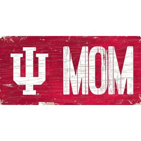 Fan Creations NCAA Mom Wood Sign, Indiana Hoosiers