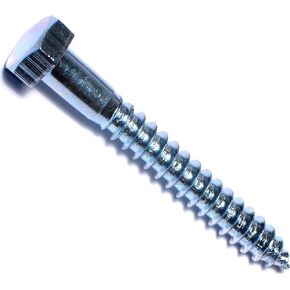 014973259884 Midwest Lag Bolt, 5/16 in X 2-1/2 in, Zinc Plated, 100 Screws