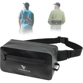 Water Resistant Fanny Pack Waist Pack with Adjustable Belt Crossbody Belt Bag Bum Bag for Fishing Jogging Hiking Cycling