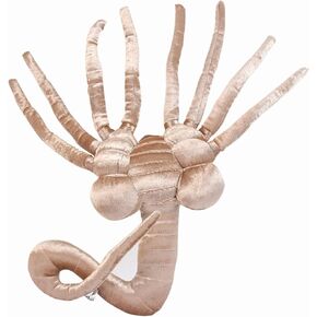 Alien Facehugger Mask Plush Facehugger Stuffed Figure Halloween -Soft Animal Cushion with Paw Pillow velvet