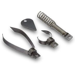 4-Piece Cutter Set Drain Cleaner Plumbing Snake Tool Cable Auger Clog Sewer Pipe