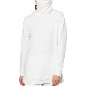 B&A by Betsy and Adam Womens Side Zipper Pullover Hoodie White S
