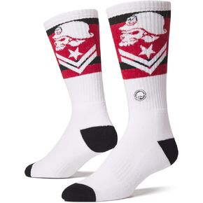 Metal Mulisha Mens 'Merica Socks, Red/White/Blue, One Size