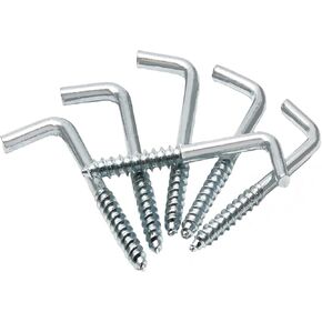 20 قطعة 50x18 مللي متر خطافات منحنية مربعة فضية لتعليق الأشياء شديدة التحمل in Kuwait