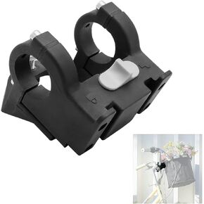 RAYMACE Bike Basket Adapter,Quick-Release Bicycle Basket Mounting Bracket Handlebar Accessories