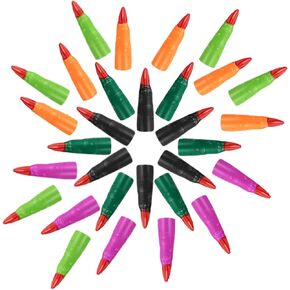 Halloween Witch Fingers for Reading, Plastic Fake Fingers, Colorful Martian Witch Fingers forYoung Readers, Halloween Party Cosplay Costume Accessory Party, Scary House, Masquerade, 30 Pcs (30Pcs)