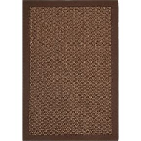 SAFAVIEH Natural Fiber Collection Accent Rug - 2' x 3', Chocolate, Sisal Design, Easy Care, Ideal for High Traffic Areas in Entryway, Living Room, Bedroom (NF525D)