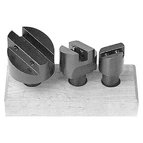HHIP 4002-0002 Shank Fly Cutter Set, 5/16" Capacity, 3 Piece, 3/4"