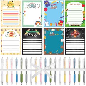 48 Pcs Christian Notepads with Pens and Ribbons Bible Verse Notepads Christian Inspirational Sticky Notes Christian Memo Pad Gift Bulk for Prayer Office School Supplies