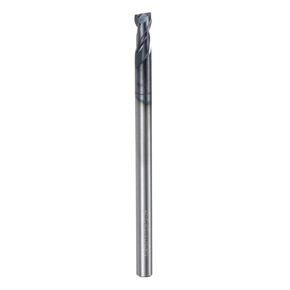 uxcell Carbide Square End Mill, 1/8" Diameter AlTiN Coated 2 Flutes Milling Bit Cutter, for Aluminum Copper Non-Ferrous Metal, 1/8" Shank 5/16" Cut Length 2" Long