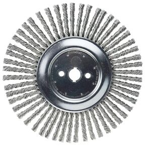 Weiler 94026 12" Cable Twist Knot Wire Wheel, .035" Steel Fill, 1" Arbor Hole, Made in The USA (Pack of 2)
