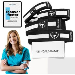 Blood Flow Restriction Bands for Physical Therapy Rehab | BFR Training Workout Occlusion Straps for Legs Or Arms by Koala Bands in Saudi Arabia