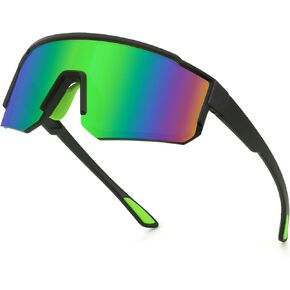 Polarized Sports Sunglasses for Men Women,Youth Baseball Softball Cycling Running Glasses TR90 Frame