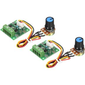 MECCANIXITY Low Voltage DC Motor Speed Controller 1.8V 3V 5V 6V 12V 2A 1803BW Pulse Width Modulation Pack of 3